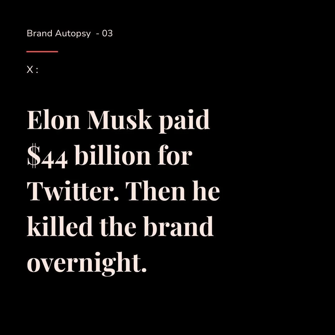 Brand Autopsy: X