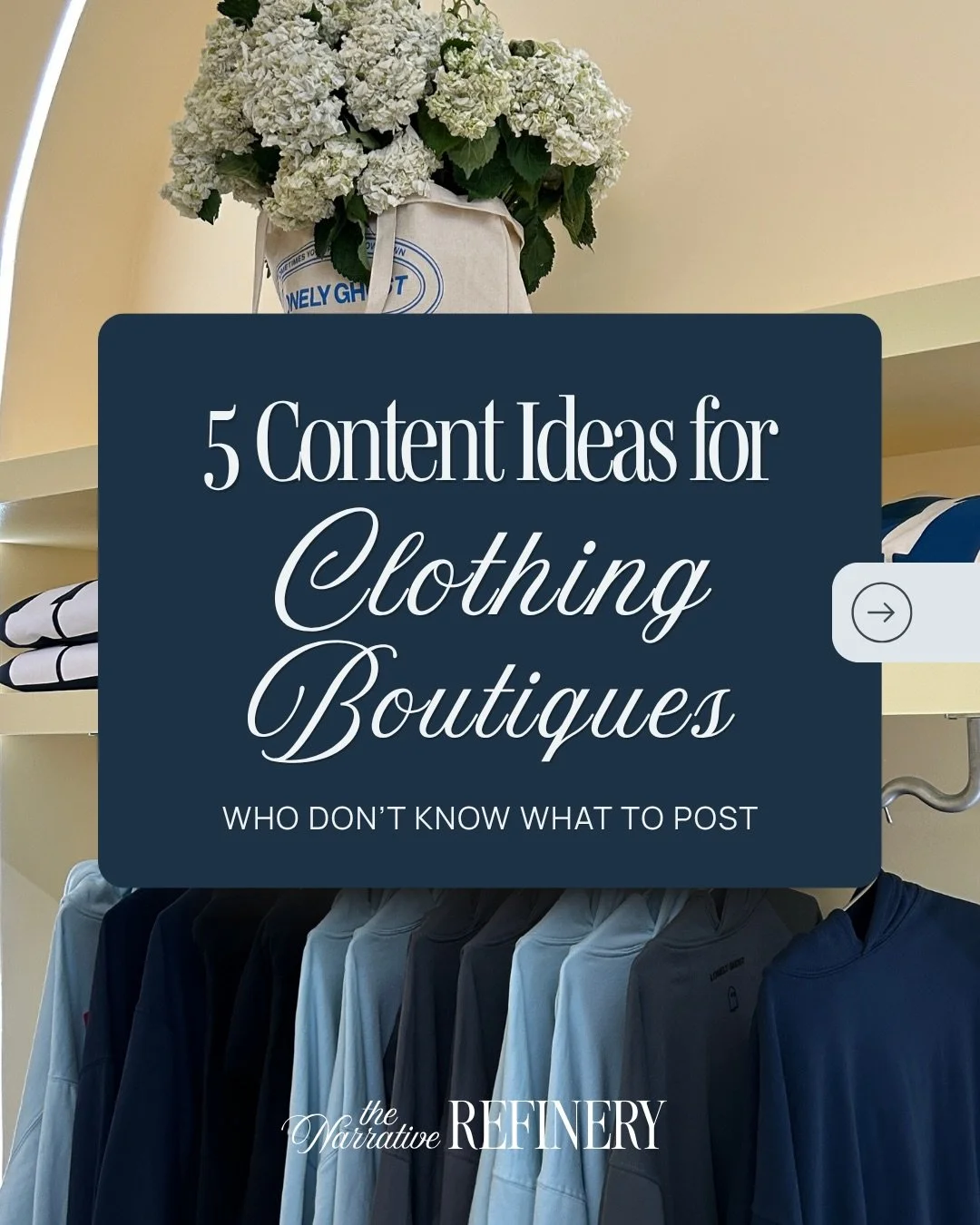 What to post on instagram if you own a clothing boutique.

The boutiques with the strongest presence aren&rsquo;t posting more than everyone else. they&rsquo;re just posting smarter. five ideas that are easy to execute and actually perform well for s