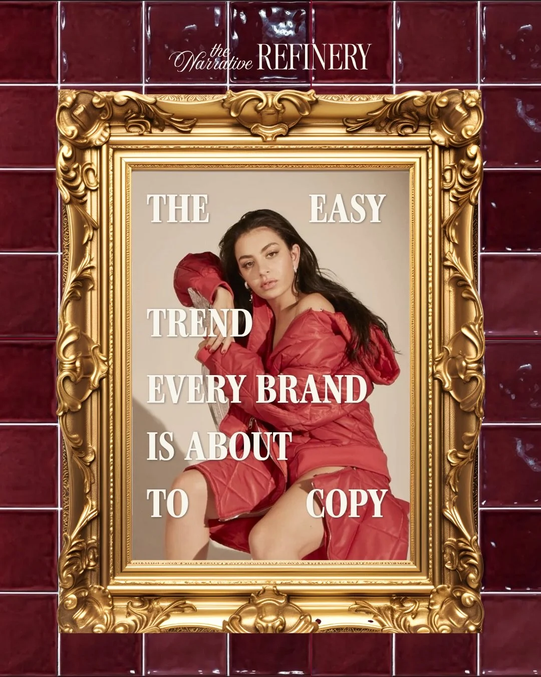 Charli XCX accidentally gave every small business owner a free content idea and most of them don&rsquo;t know it yet.

The &lsquo;So Now We&rsquo;re Making...&rsquo; format is one of the easiest trends to adapt right now because the whole point is be