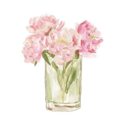 Grow your happy. Peonies are here ! Every year I look forward to the first bloom. I paint and dream and today is the day. And the best part- it&rsquo;s my 60th birthday today. Let&rsquo;s celebrate !
This week and next I&rsquo;ll have more peonies th