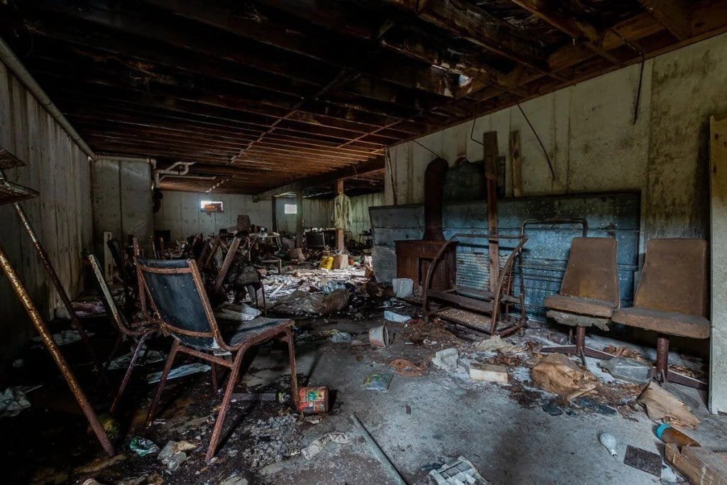 A long forgotten basement in an abandoned house in Northern Kentucky.