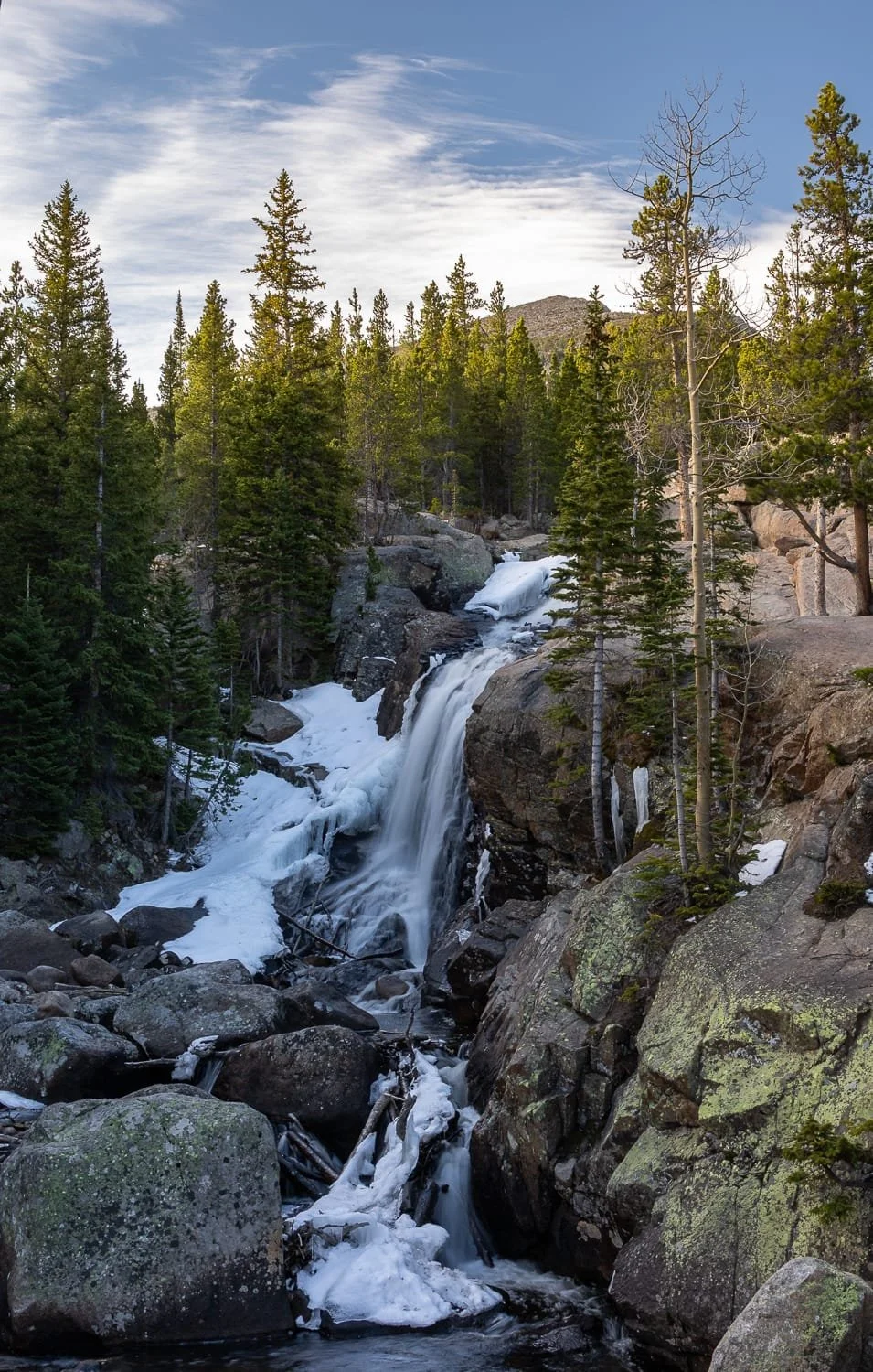 Alberta Falls, Rocky Mountain National Park, Colorado.