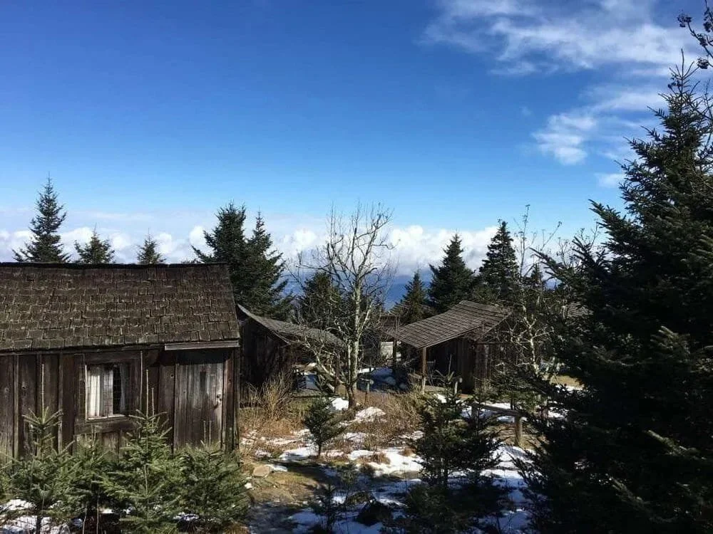 The lodge on top of Mt. Leconte in the Great Smoky Mountains of Tennessee.