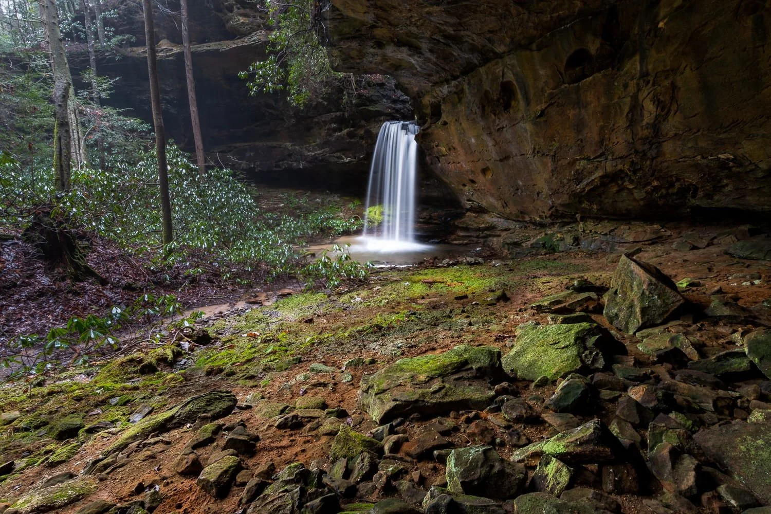 Nickle & Dime Falls - Beaver Creek Wilderness, Daniel Boone National Forest, Kentucky.