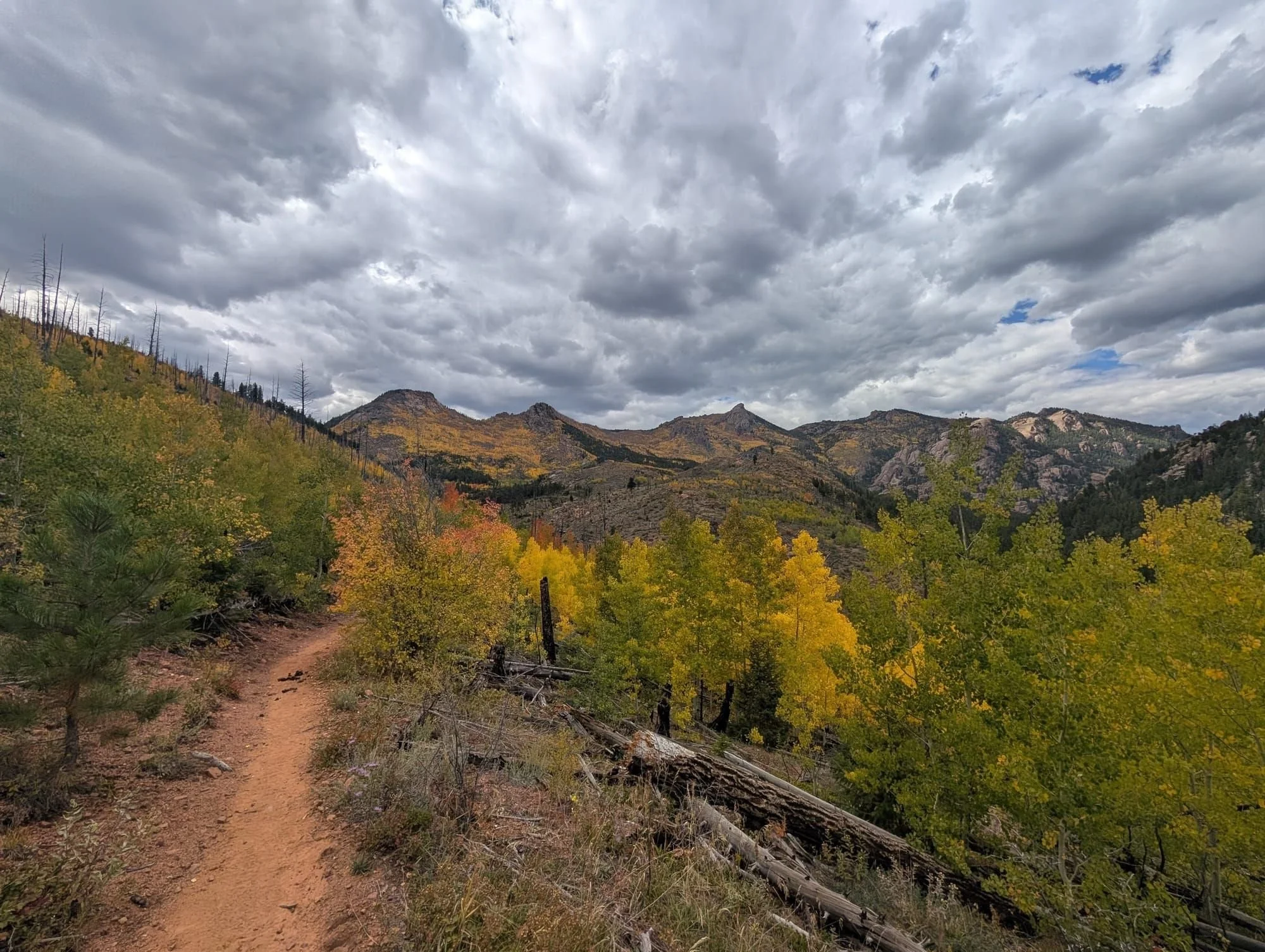 My final views of the Lost Creek Wilderness as I ended my hike to Harmonica Arch.