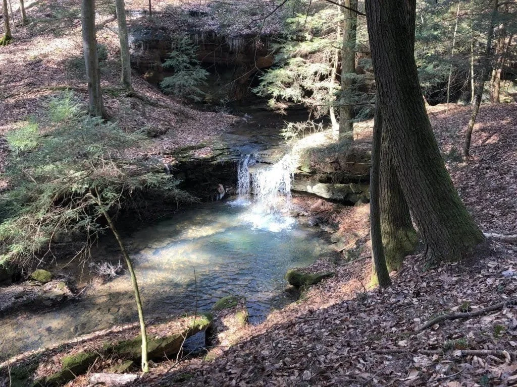 iPhone shot of Eye Socket Falls, Mammoth Cave National Park, Kentucky.