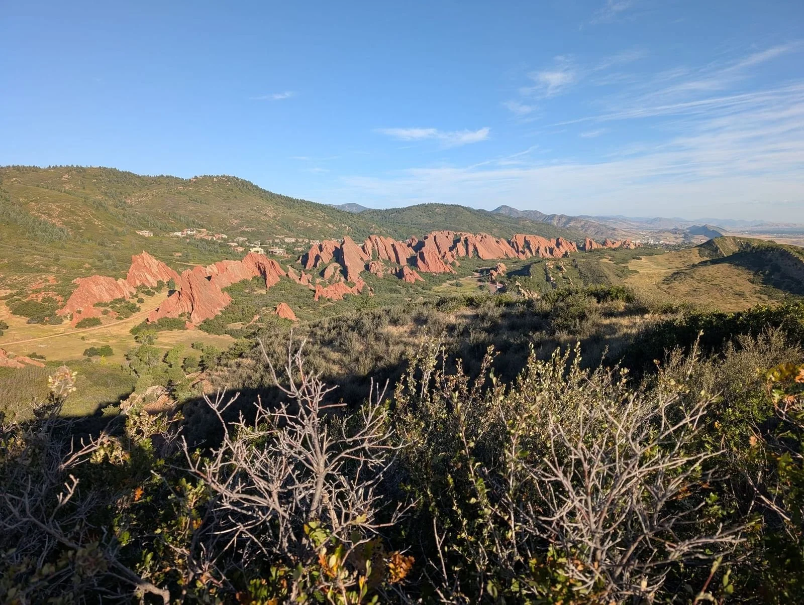 A view from the South Rim Trail in Roxborough State Park, Colorado.