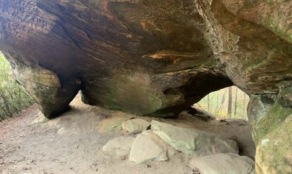 Turtleback Double Arch - Red River Gorge, Kentucky.