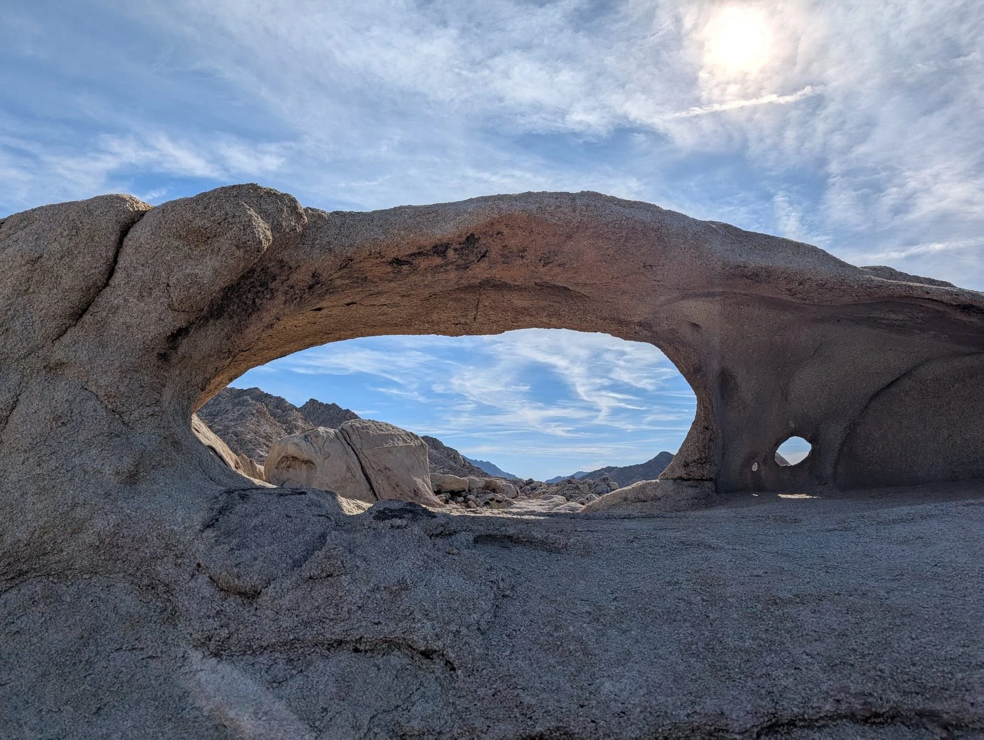 Ojo Oro Arch - Joshua Tree National Park, California.
