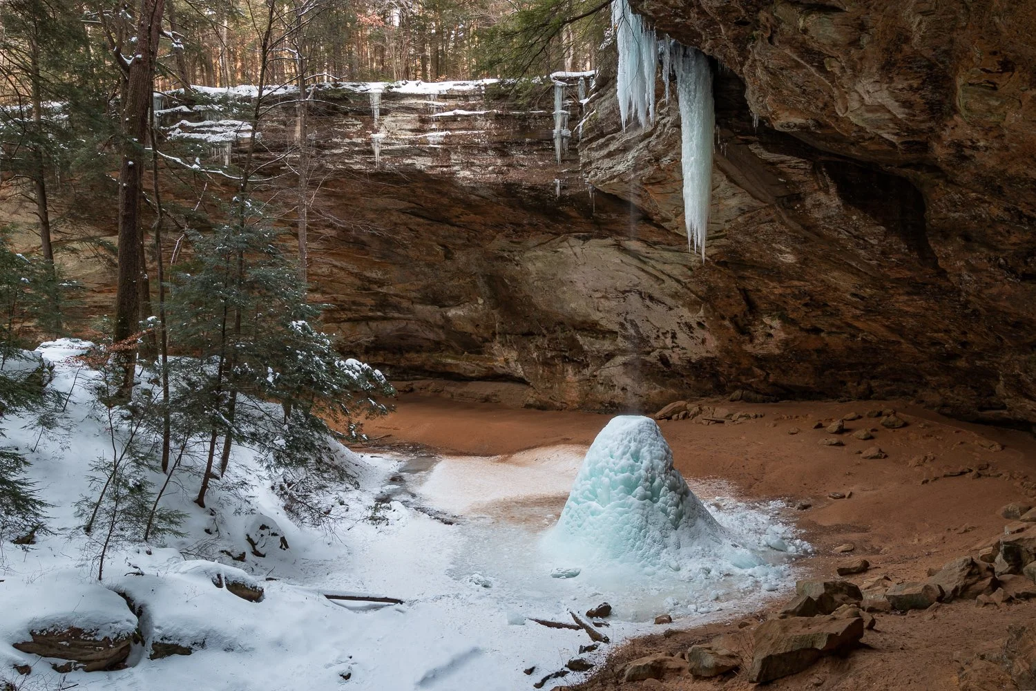 "Icy Ash Cave" - Hocking Hills, Ohio.