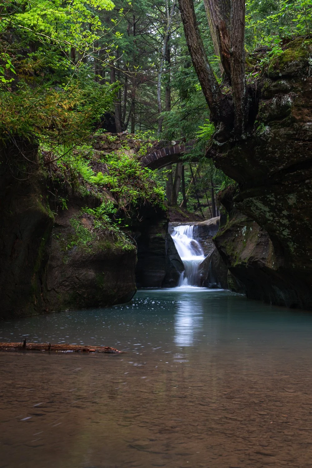 Devil’s Bathtub, Hocking Hills State Park, Ohio.