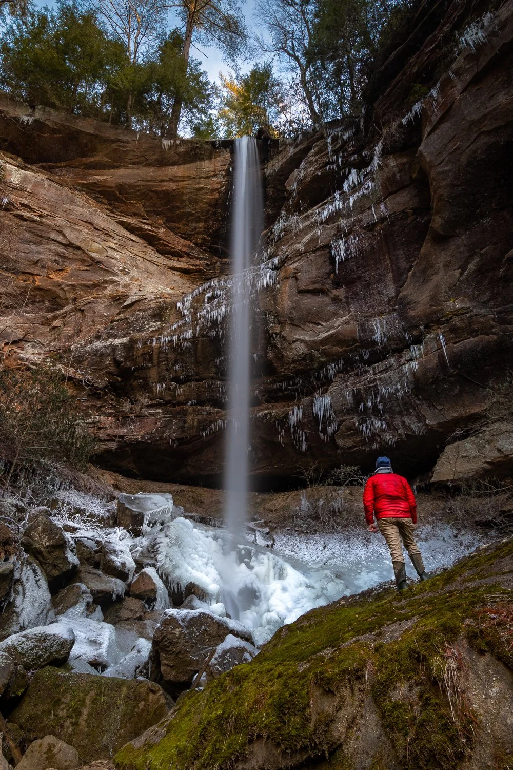 Off Trail Waterfall in the Gorge