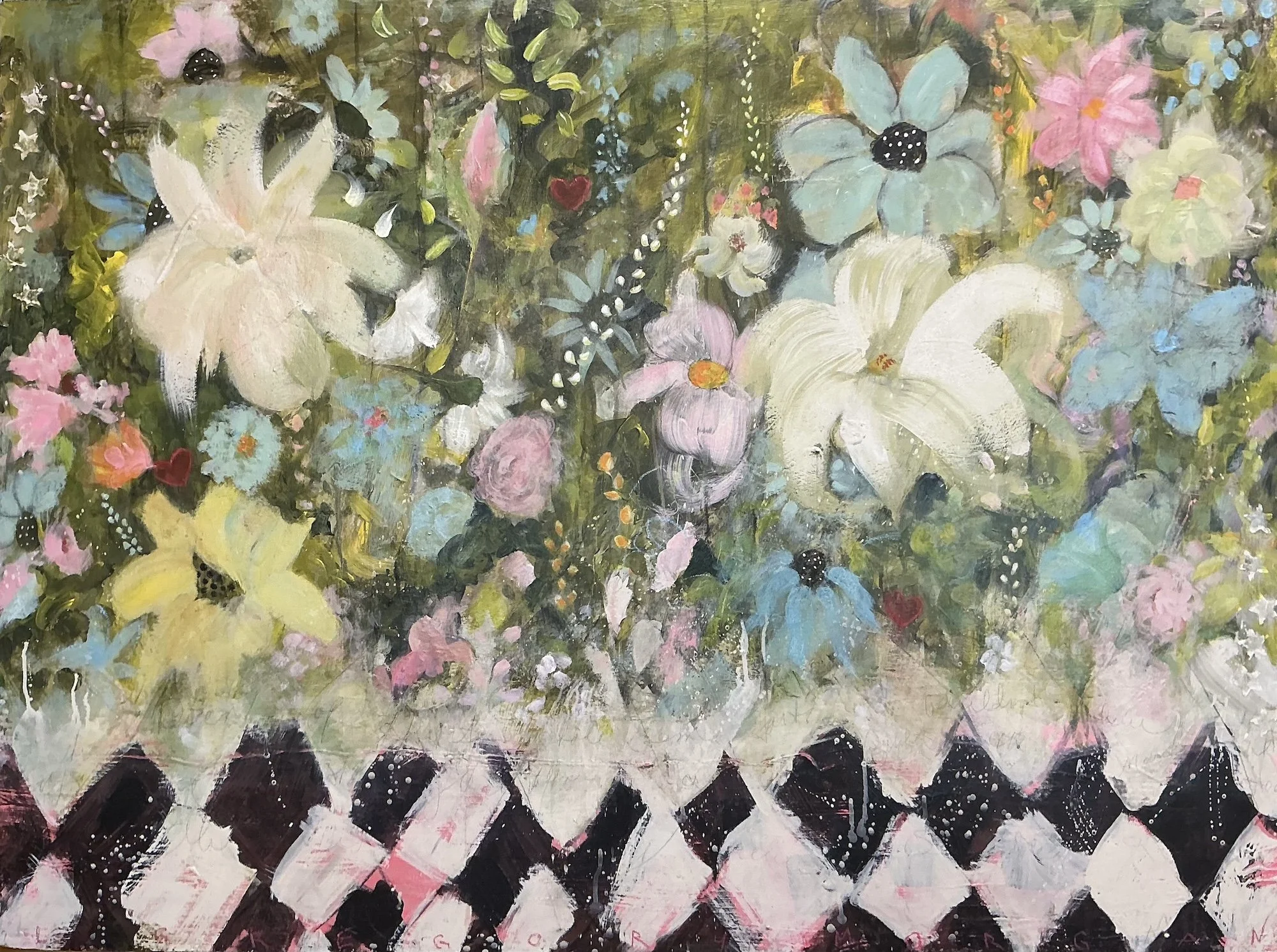 ALICE'S GARDEN, 48x36