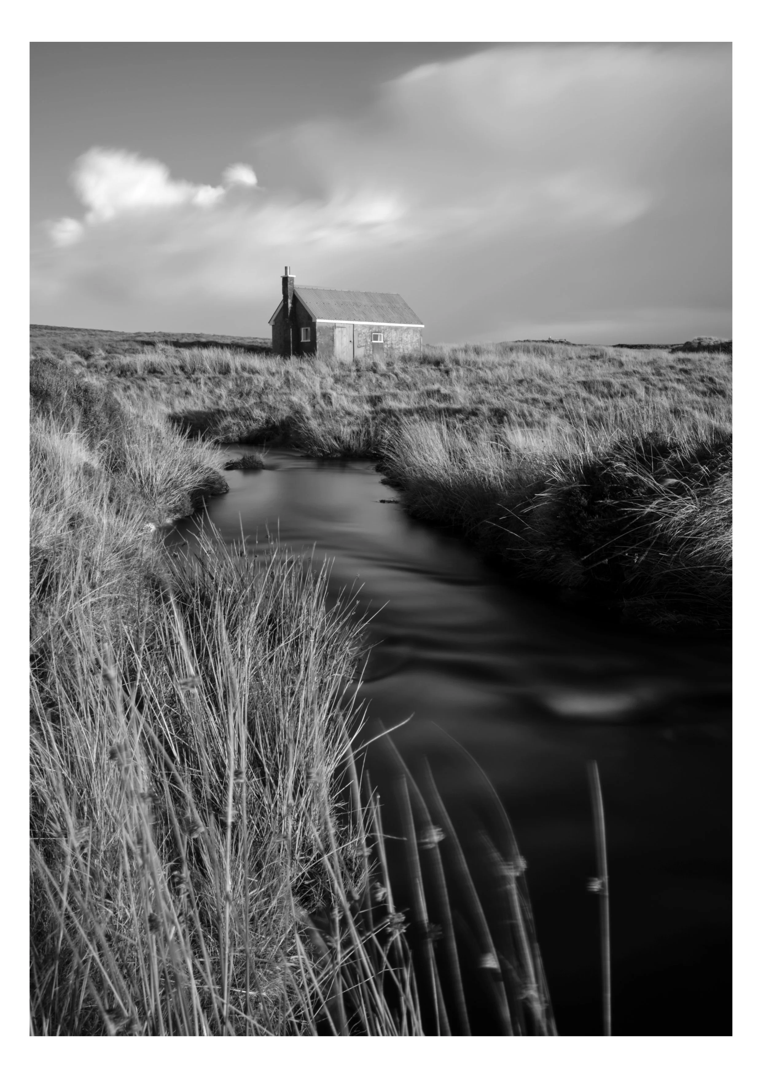 Solitude Cabin (Shieling) in Wilderness - Fine Art Print