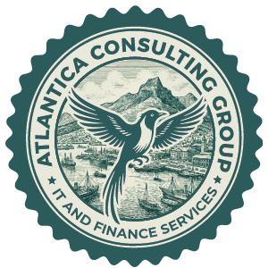 Atlantica Consulting Group Logo - Managed IT, Cybersecurity, and Accounts Receivable Services in the GTA.
