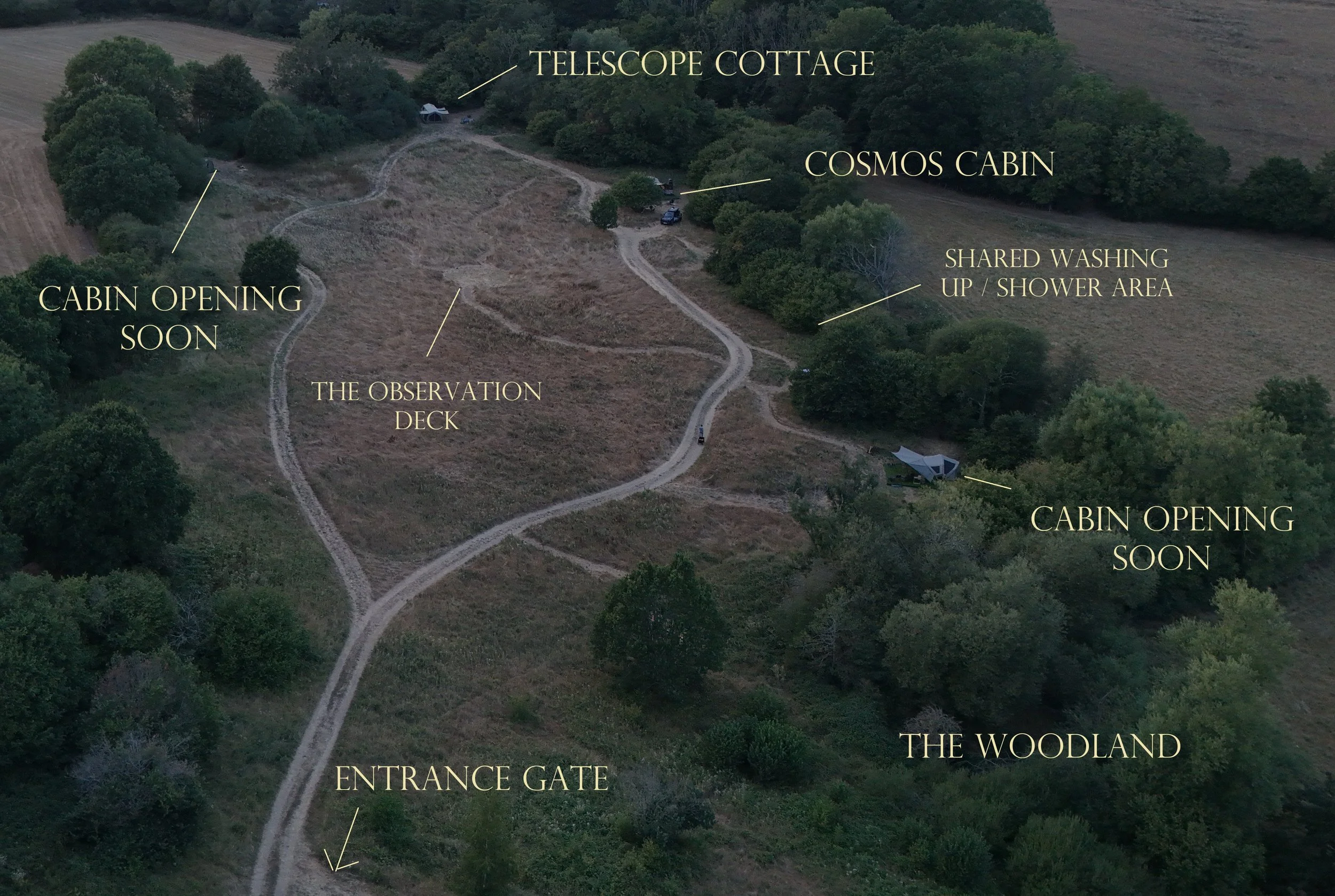 Aerial map of Starlight Meadow