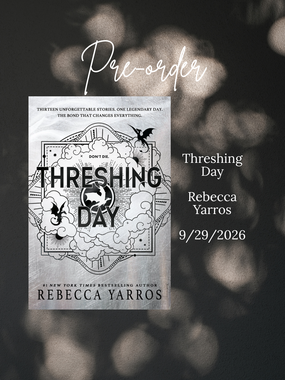 PREORDER- Threshing Day- 09/29/2026- Does not include Midnight or Morning Release Party