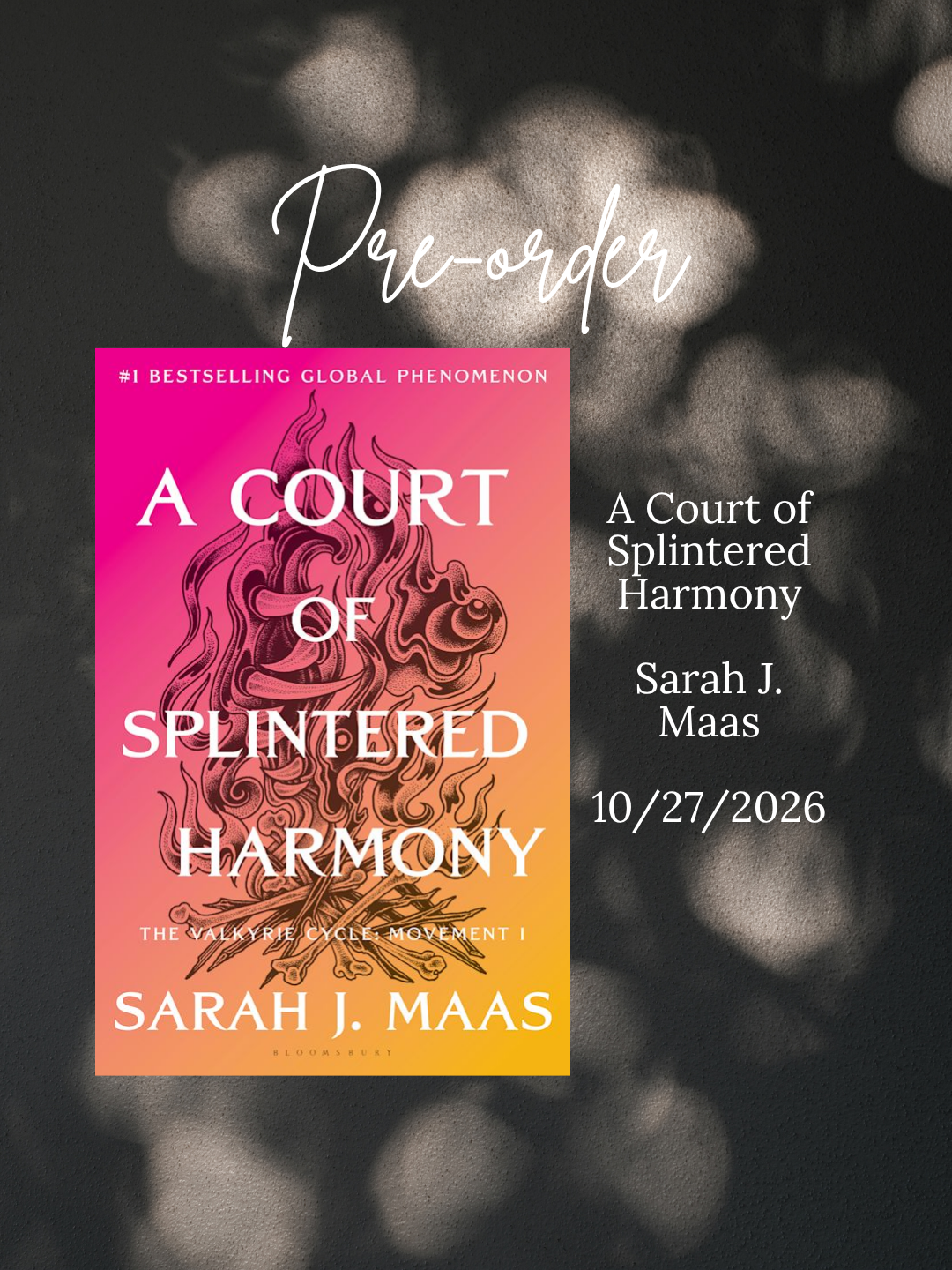 PREORDER- A Court of Thorns and Roses 6- 10/27/2026 Does not include Midnight or Morning Release Party