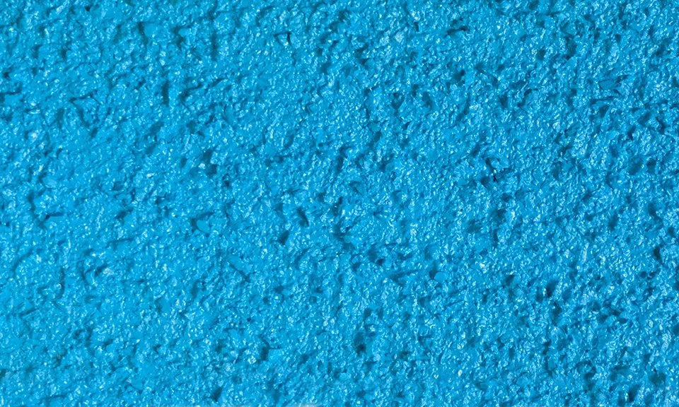 Superficie ruvida di colore blu
