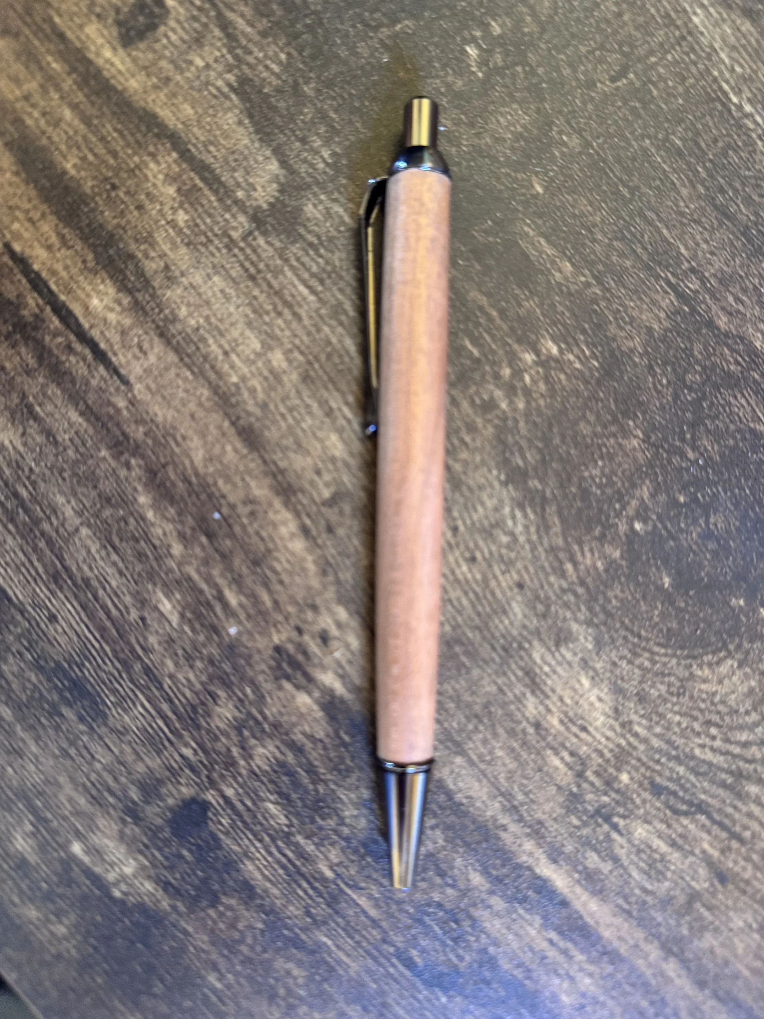 hand tooled wood pen
