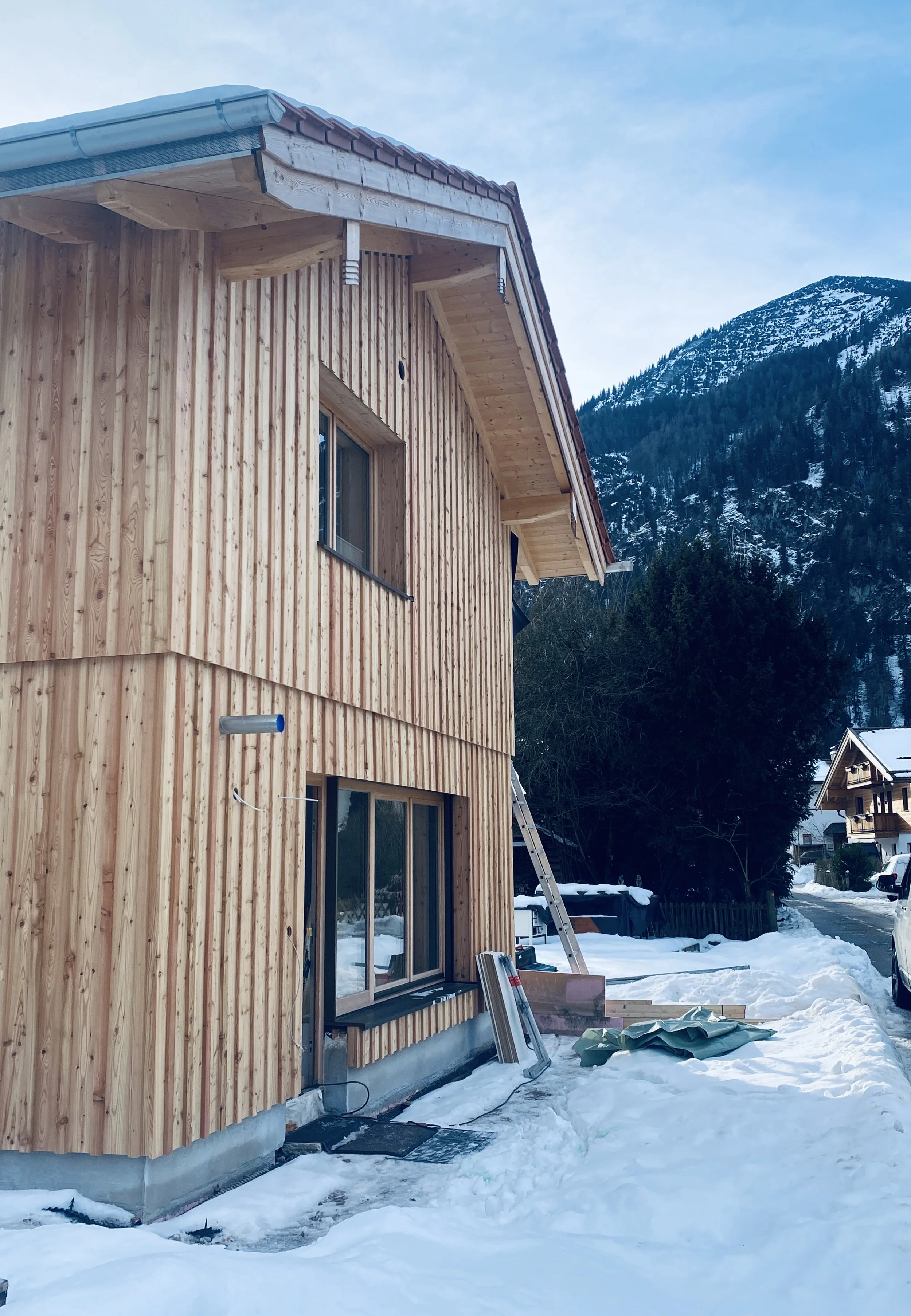 Haus mit Erweiterung