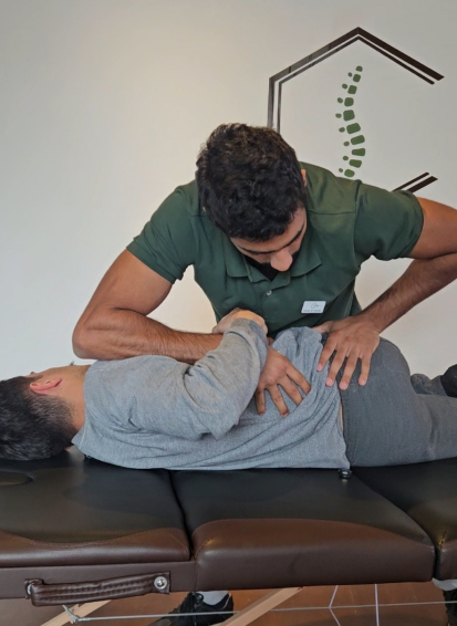 Ajuste de quiropraxia