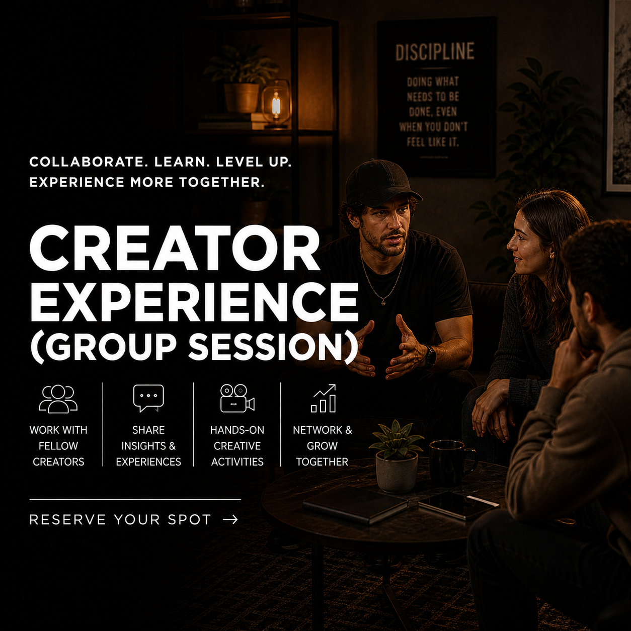 Creator Experience (Group Session)