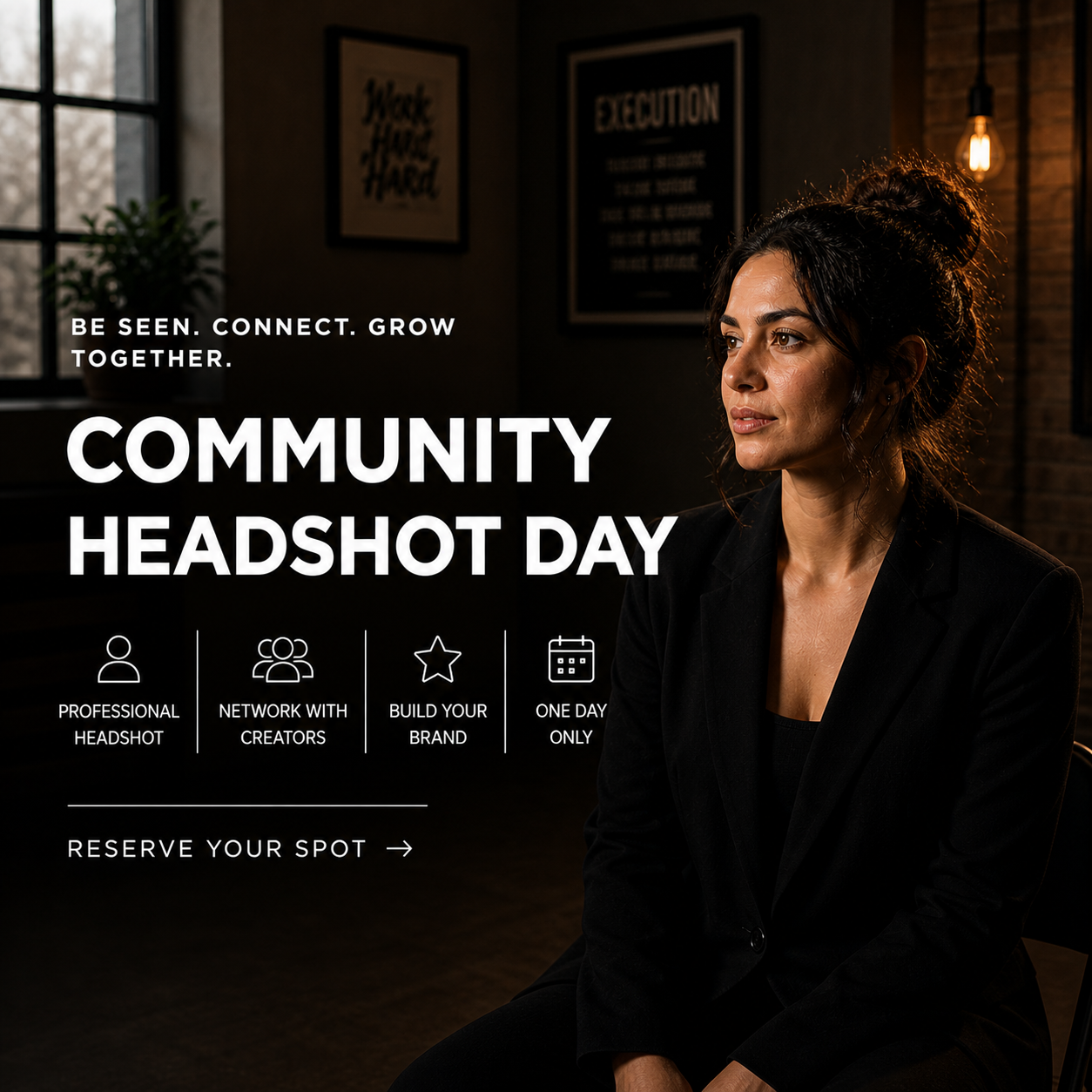 Community headshot day