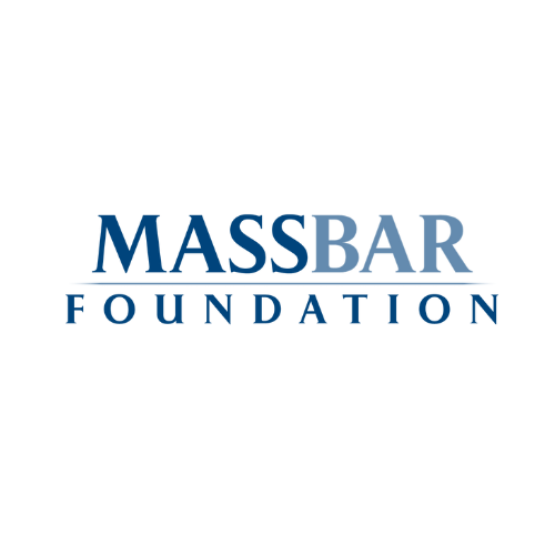 Logo of the MassBar Foundation with the name in blue and gray text on a black background.