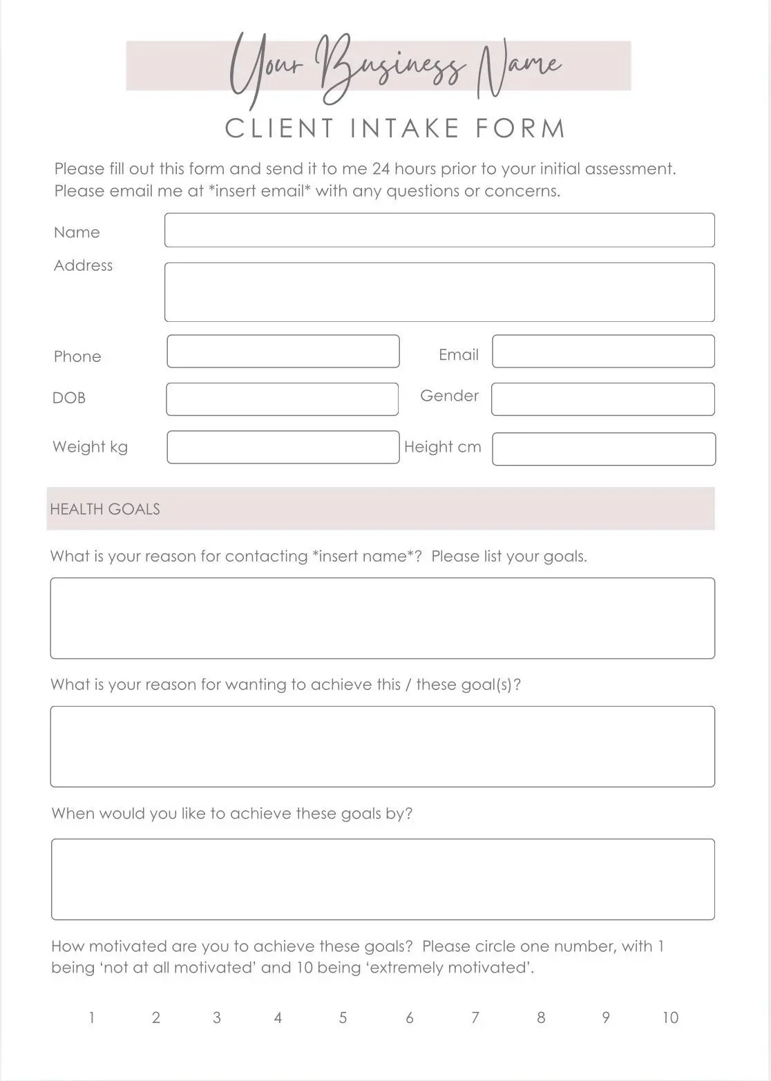 Client Form Bundle