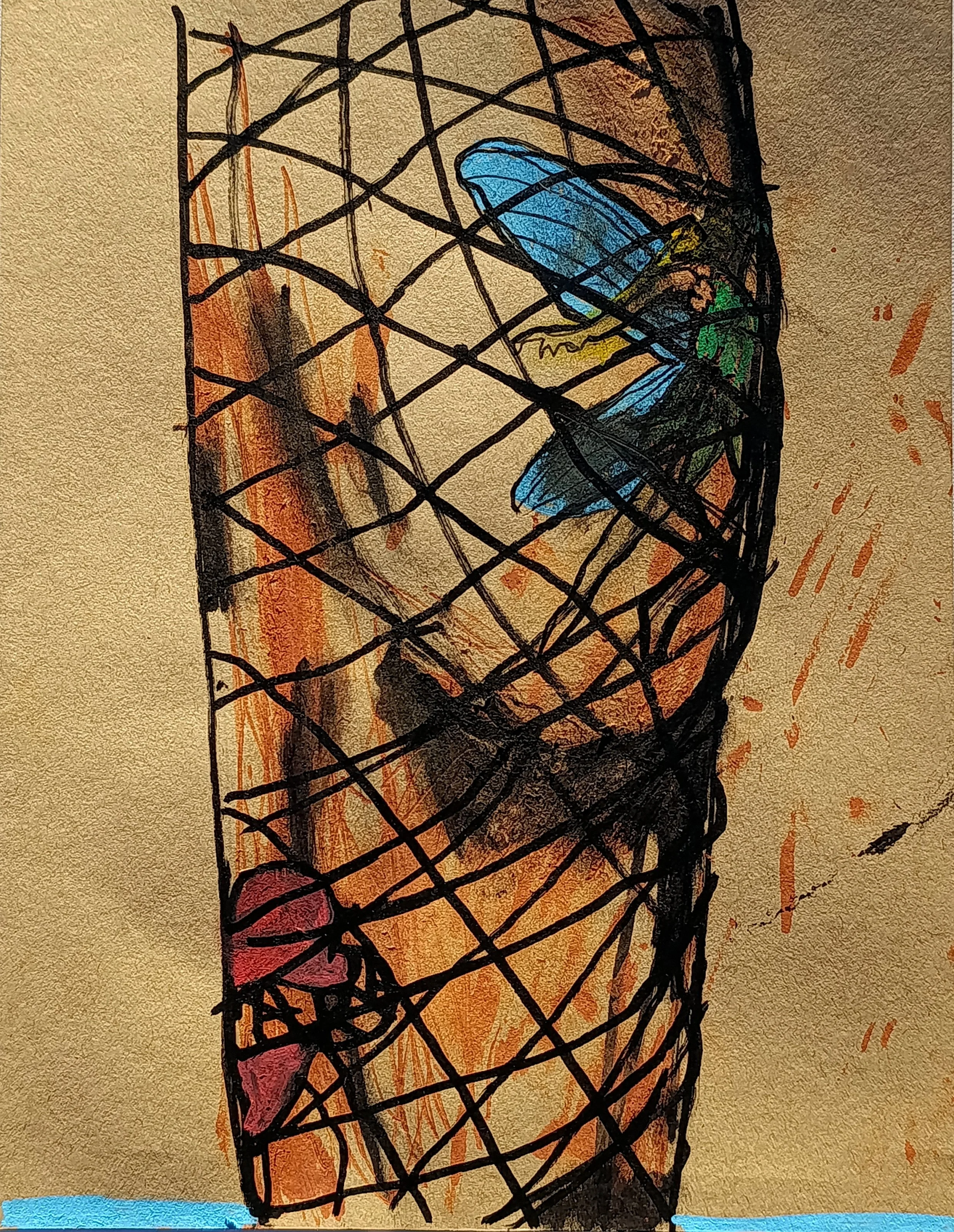 "Fet-ISH" 21.0 x 29.7 cm POSCA markers