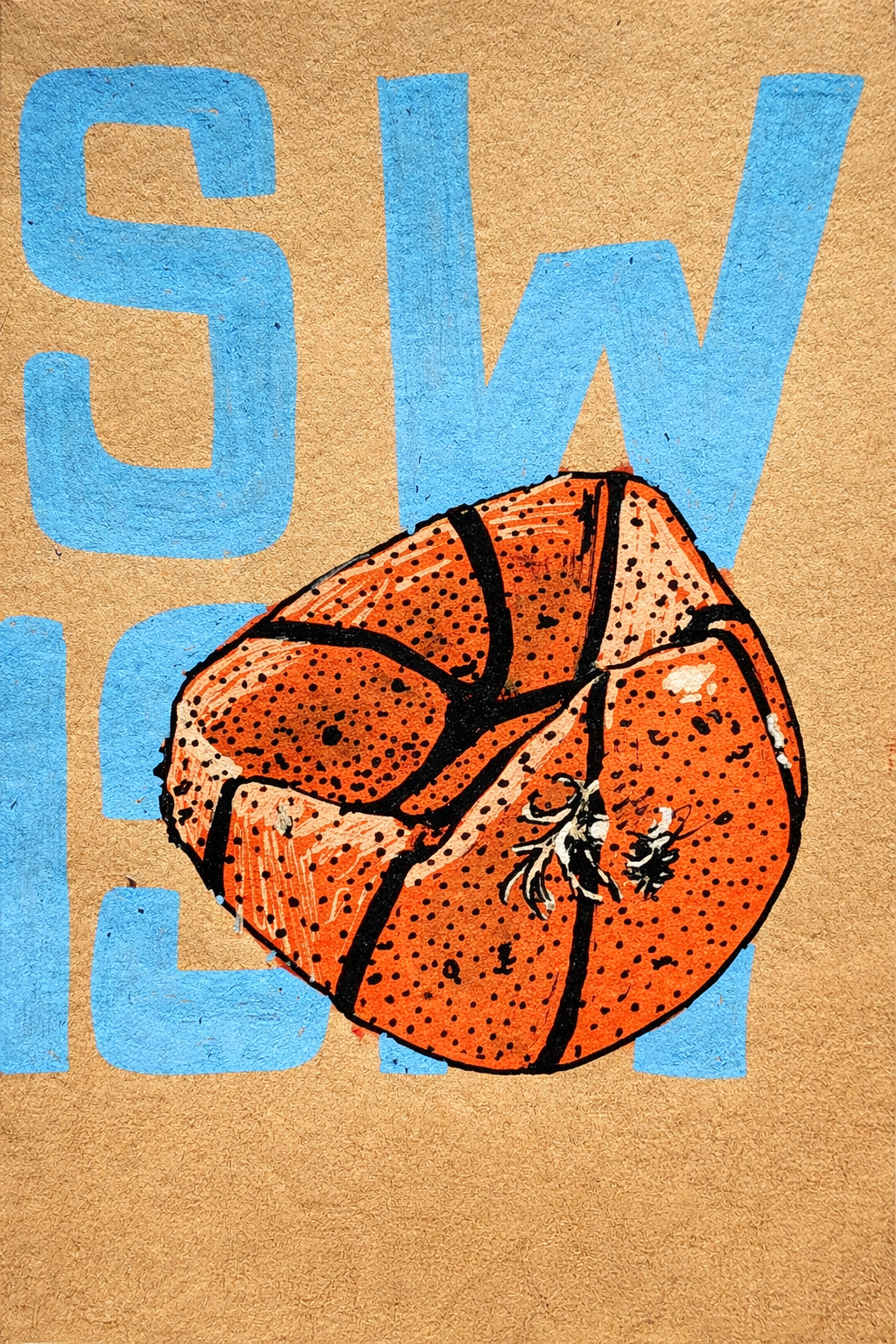 "Sw-ISH" 21.0 x 29.7 cm POSCA markers