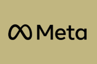 Meta logo with infinity symbol and the word 'Meta' next to it.