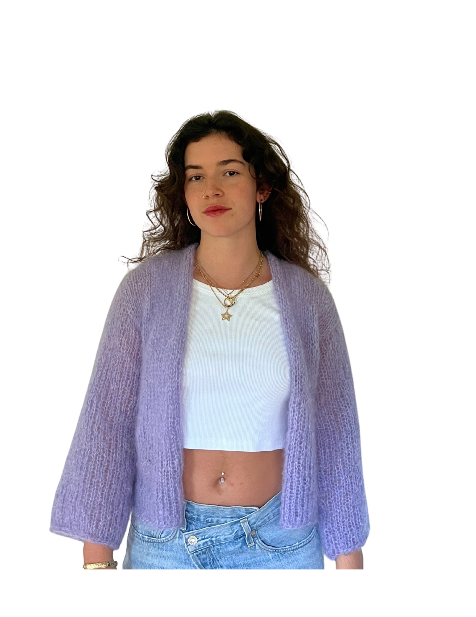 mohair cardigan