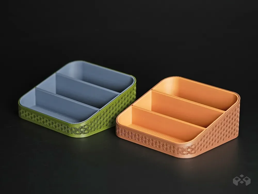 Asanoha Desk Catchall Tray Organizer