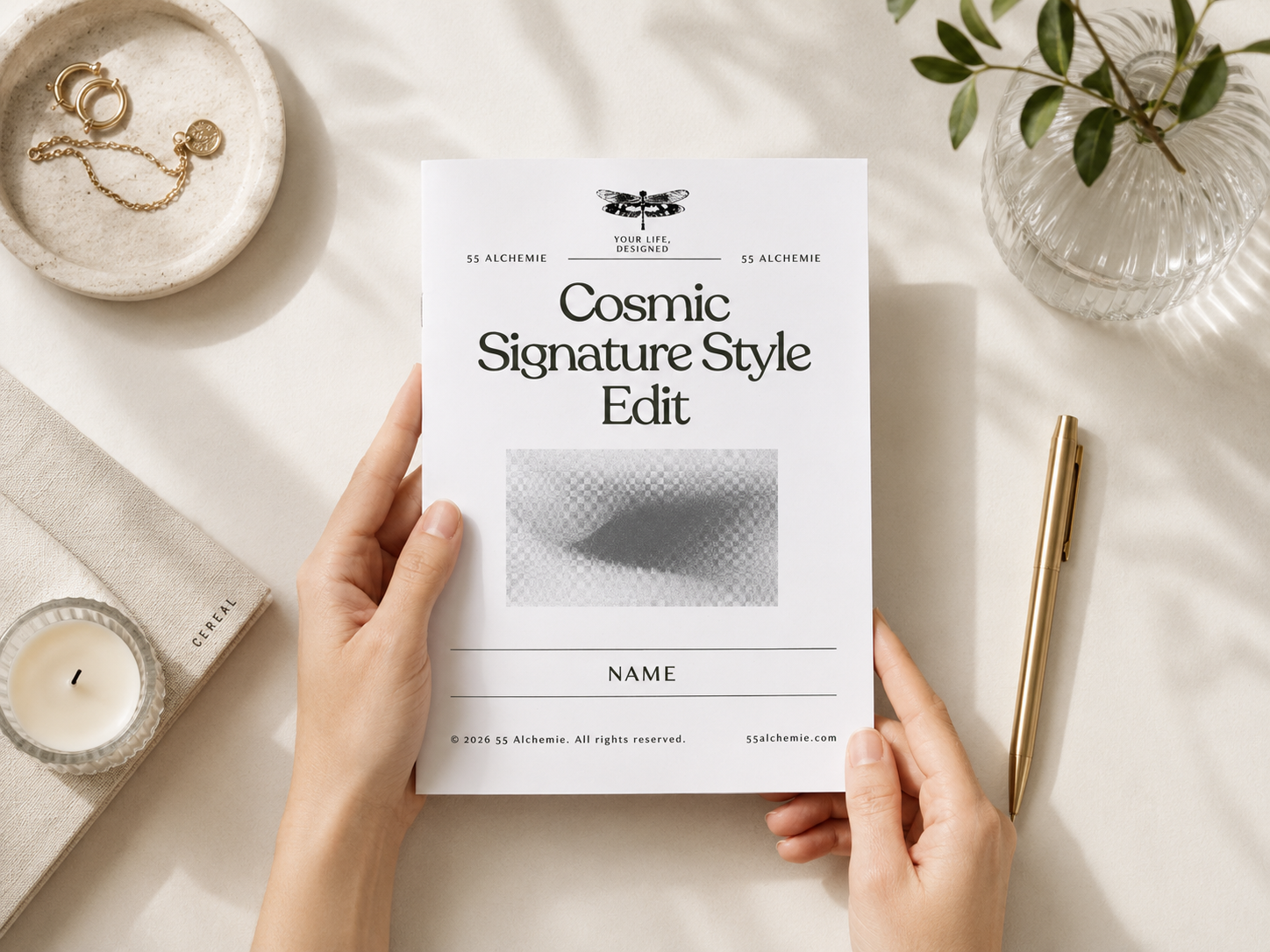 Cosmic Signature Style Edit . Custom Astrology & Human Design Magazine Booklet