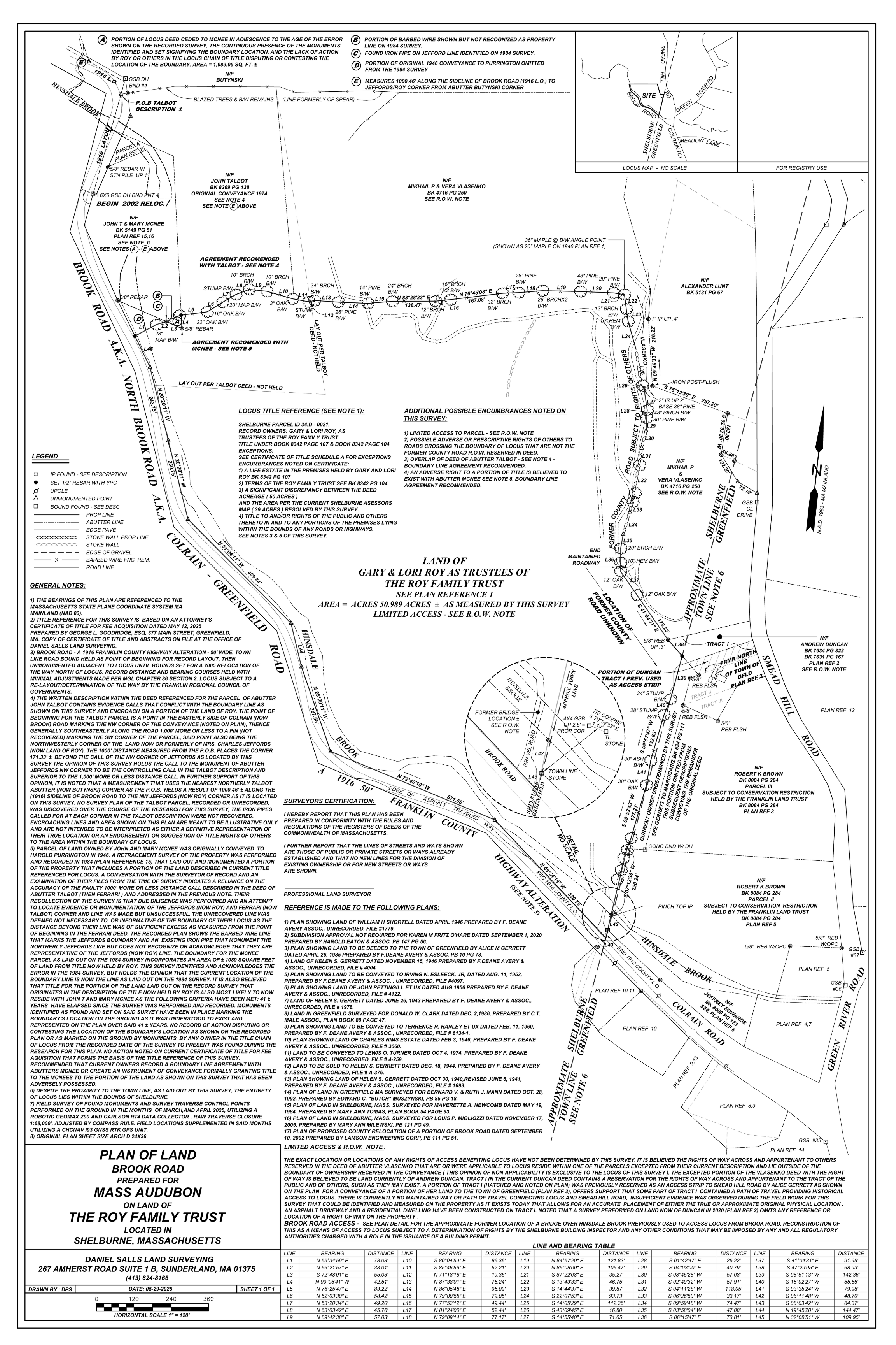 Boundary Survey - Shelburne