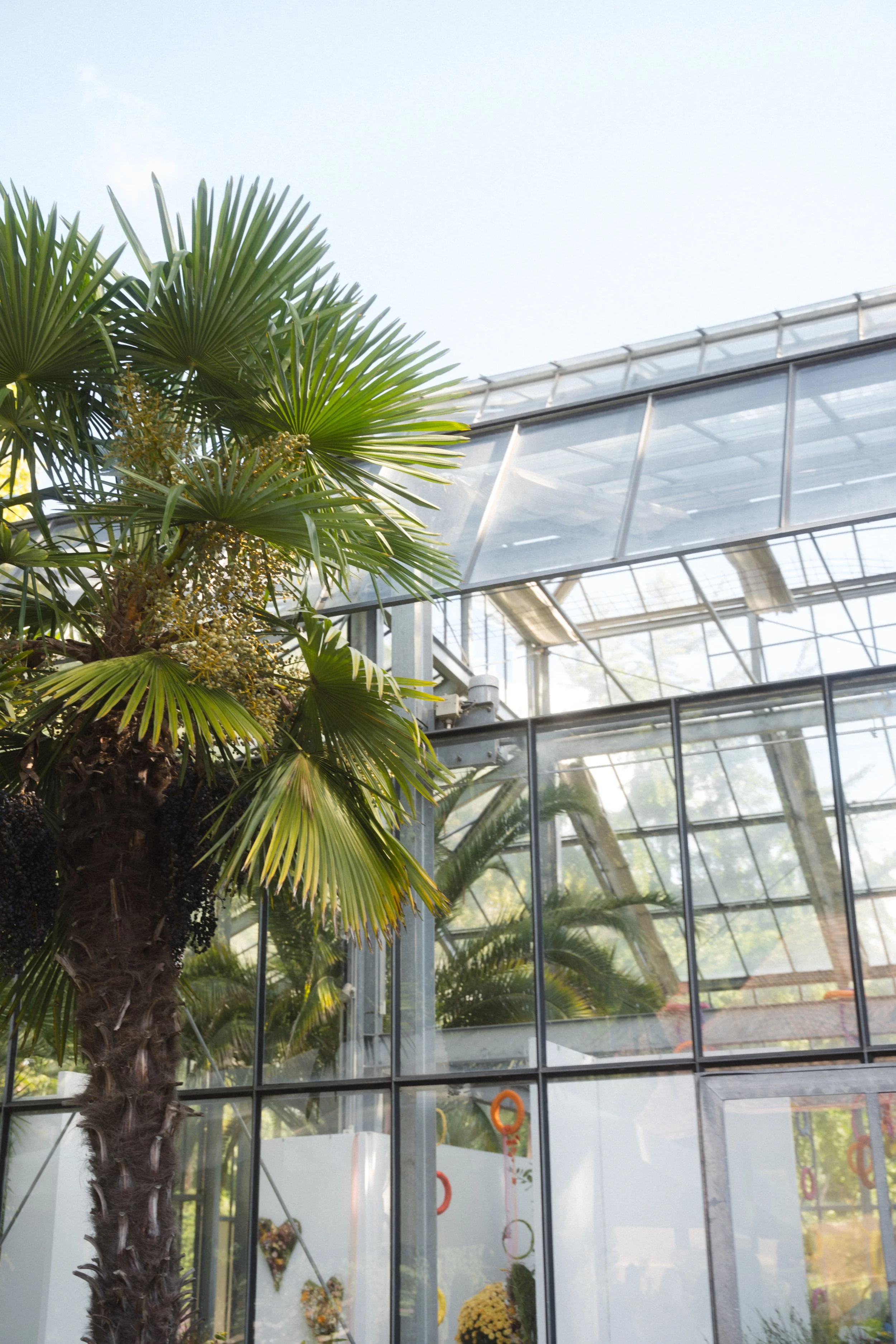 Elegant glasshouse wedding venue for a luxury destination wedding in Europe.
