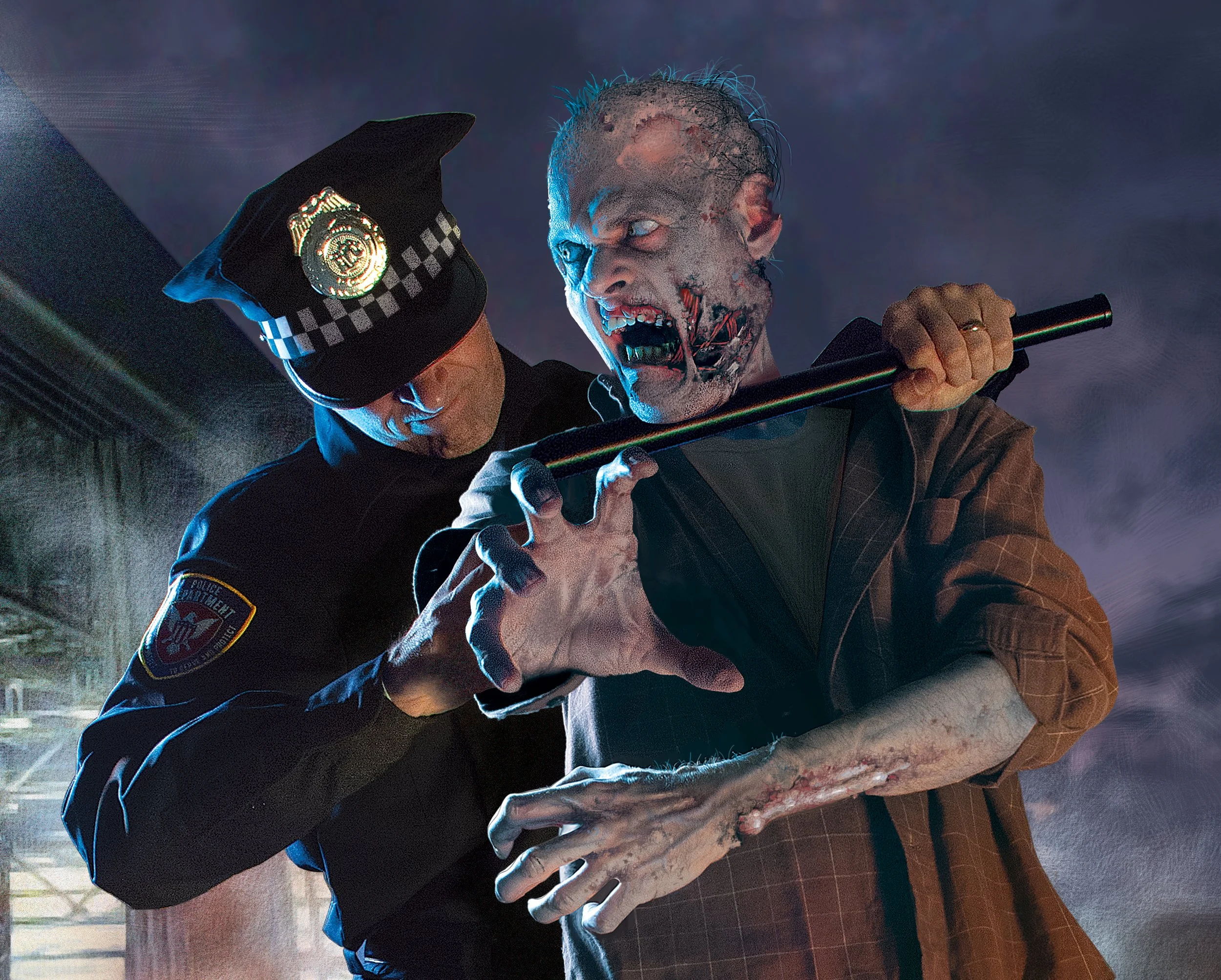 The Last Zombie War closeup detail