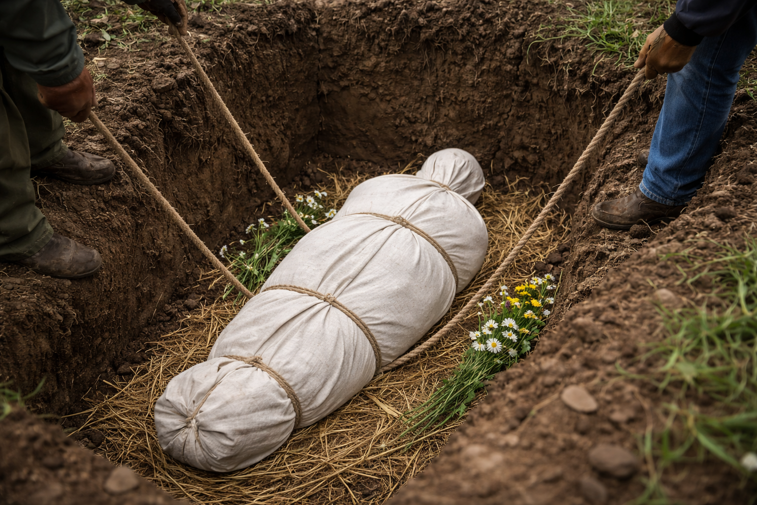 What Happens If a Body Is Buried Without a Casket?