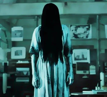 A screen grab from the film Samara Morgan from the film The Ring (2002)