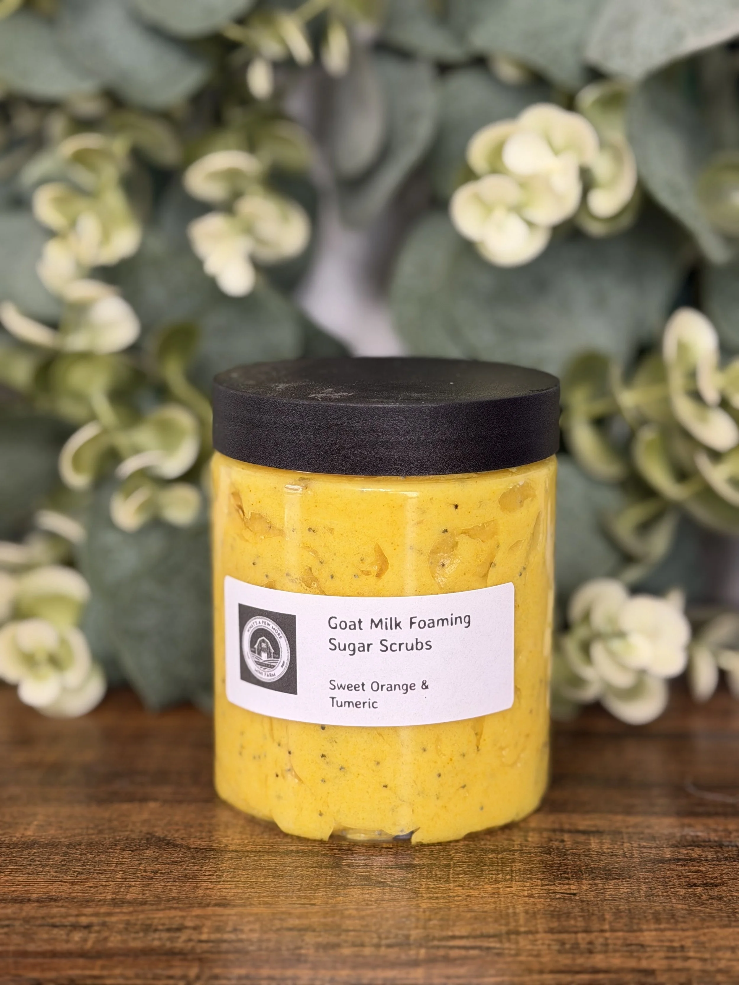 Sweet Orange Turmeric Sugar Scrub 4 oz