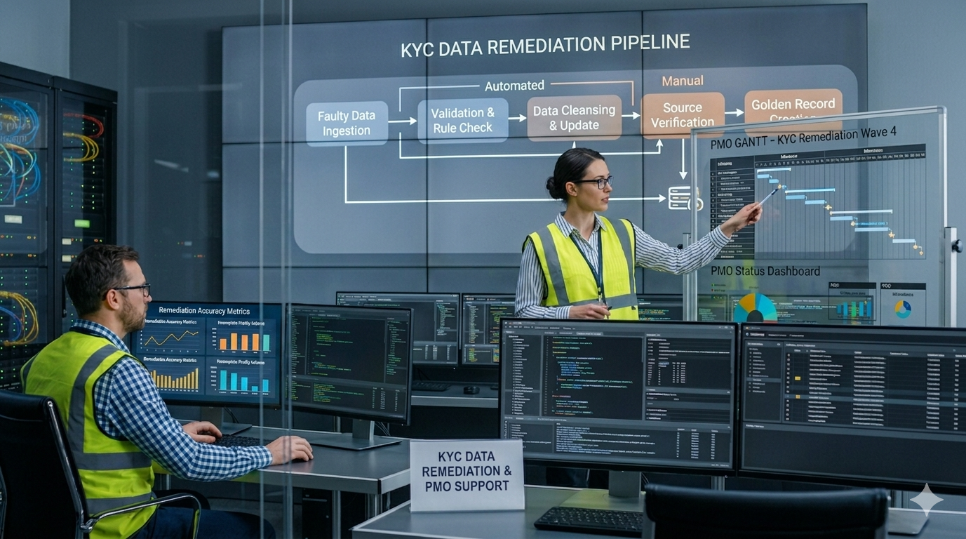 KYC Data Remediation & PMO Support