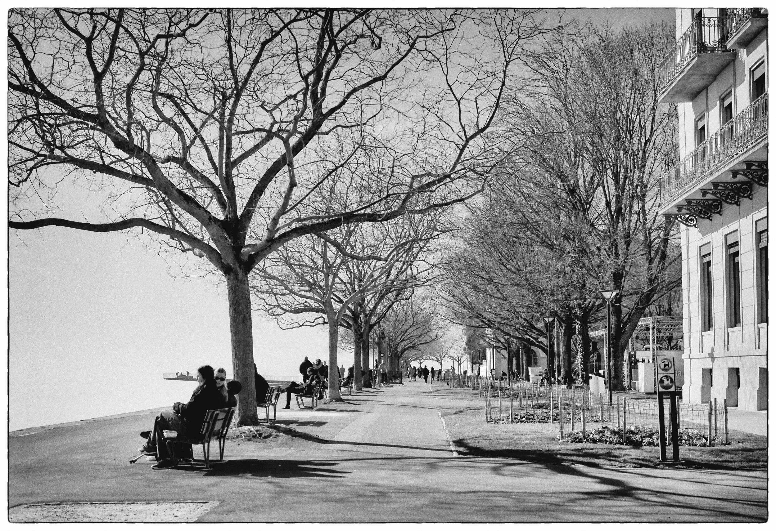 Vue du quai Osterwald , Neuchâtel