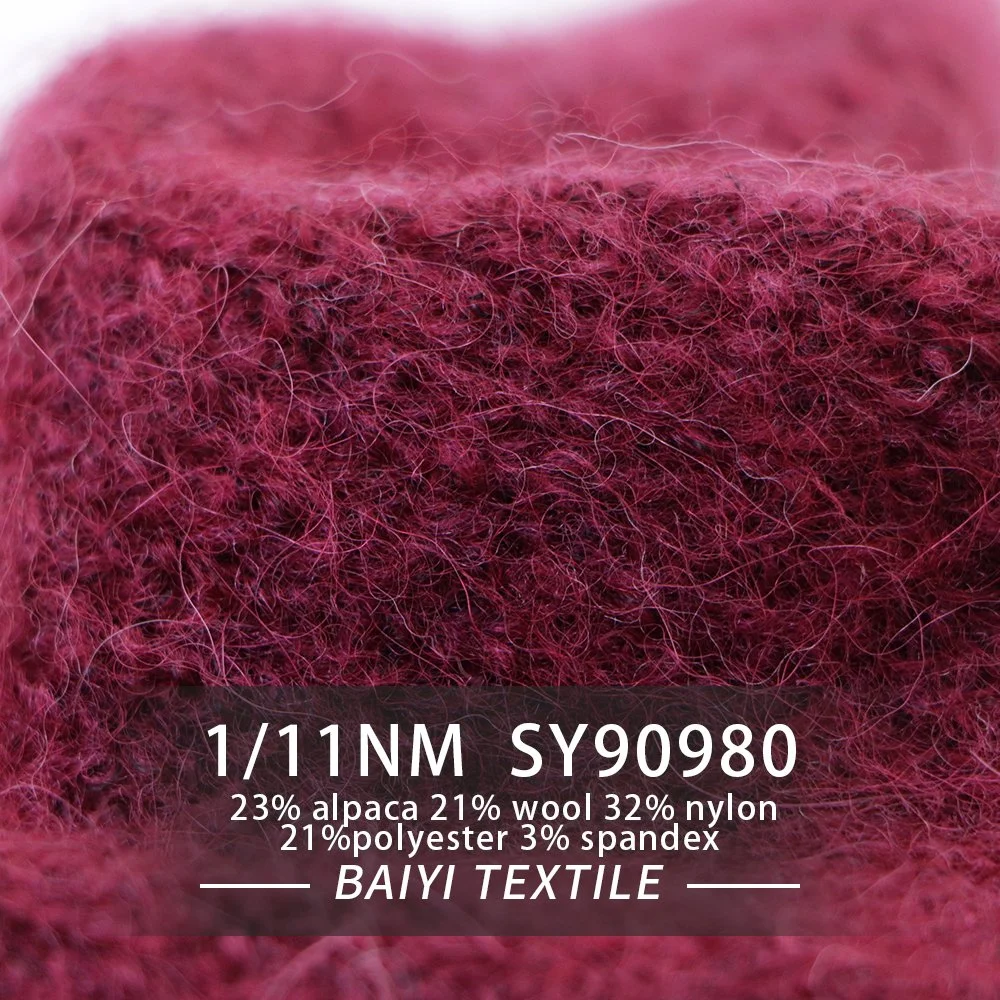 SY90980_Byte 1/11NM 23%Alpaca 21%Wool 32%Nylon 21%Polyester 3%Spandex