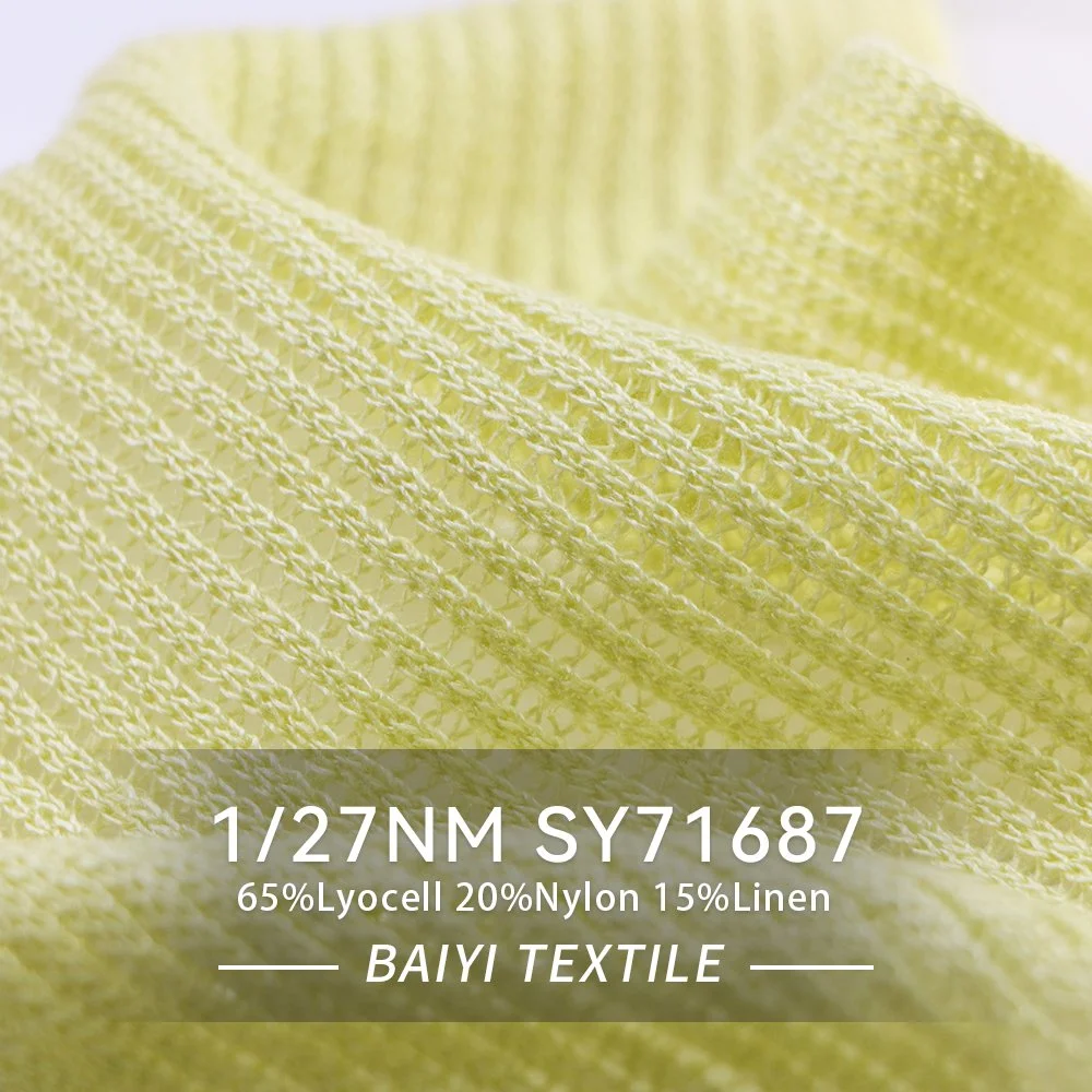 SY71687_Zoey 1/27NM  65%Lyocell 20%Nylon 15%Linen