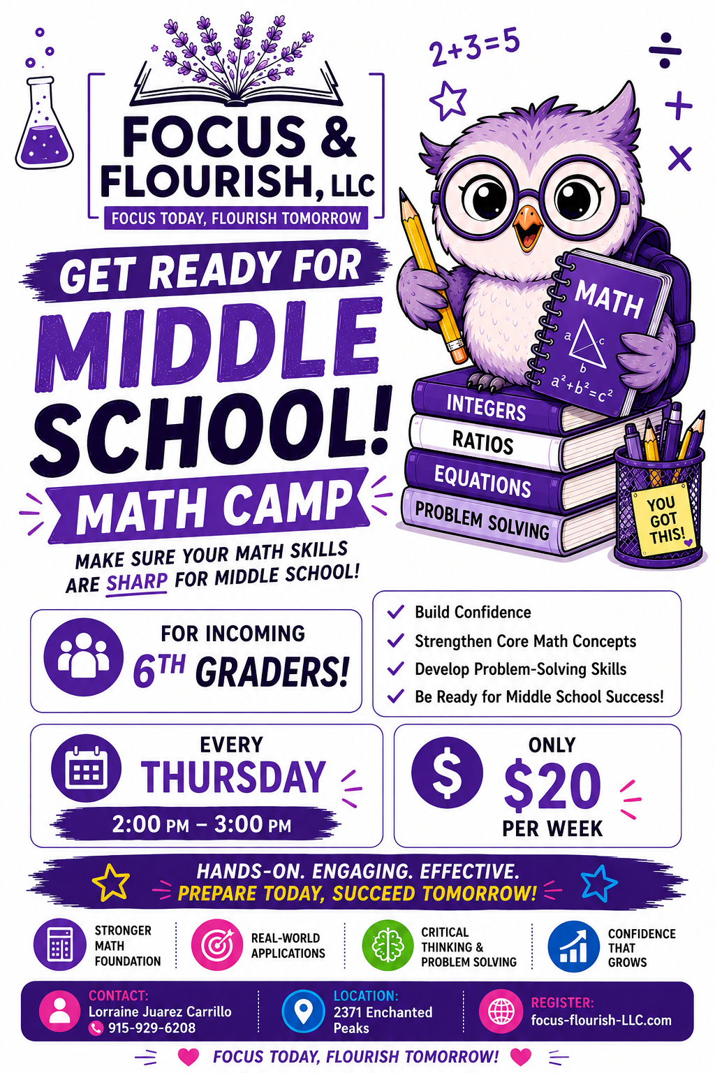 Get Ready for Middle School Math Program