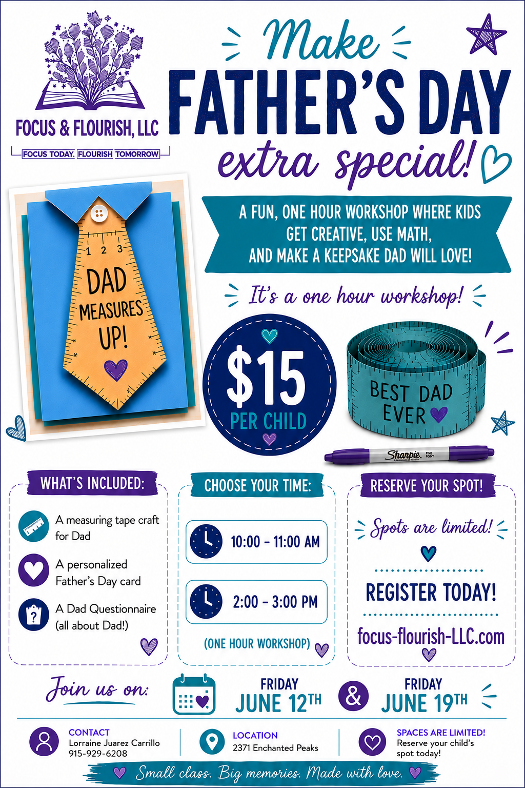 Father’s Day Workshop