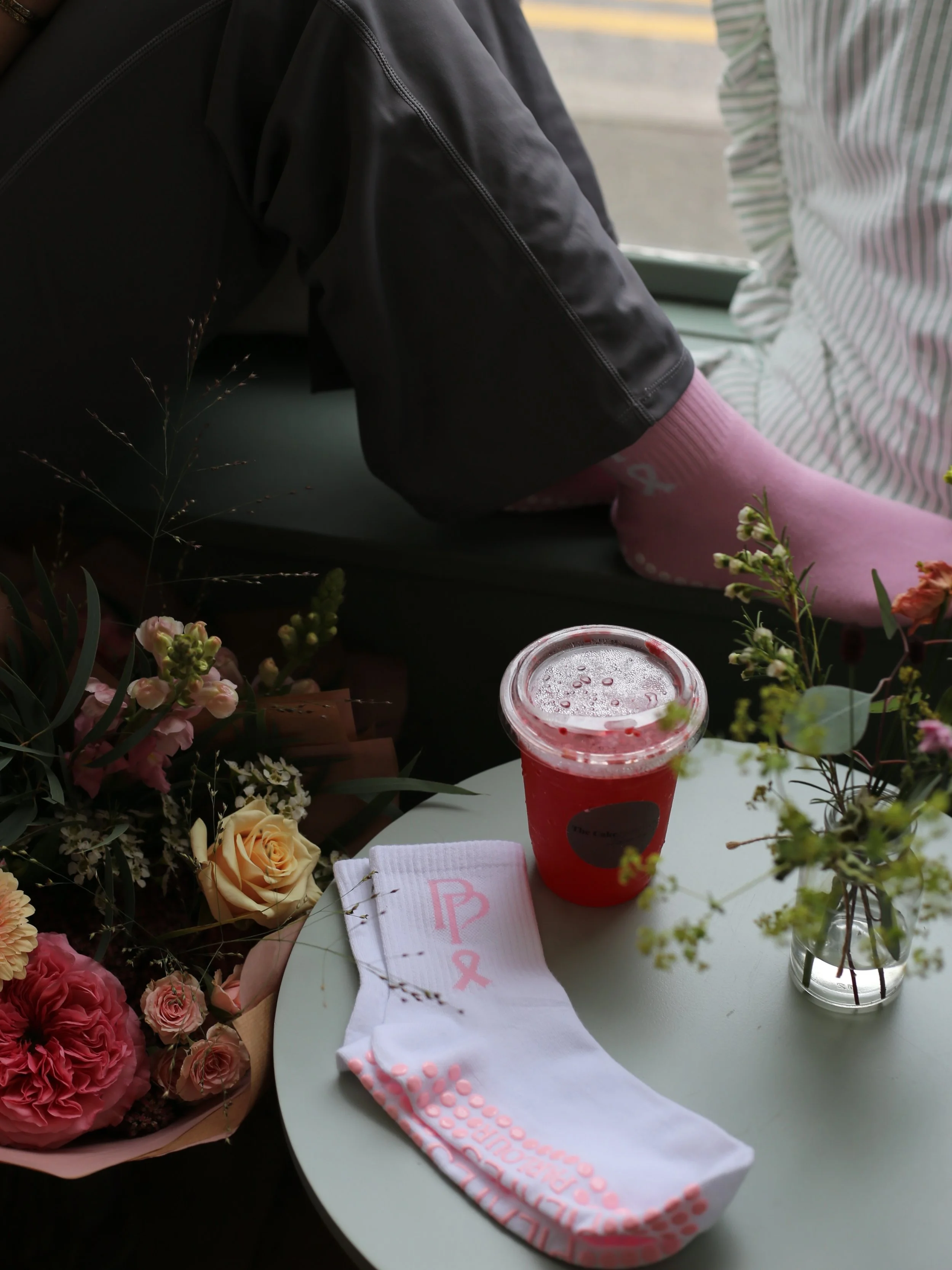 Have you picked up your pink socks yet? 🎀

Our limited edition pink Parlour grip socks are available throughout October - but once they&rsquo;re gone, they&rsquo;re gone.

&pound;10 a pair, with &pound;4 from every pair sold donated to the Pink Ribb