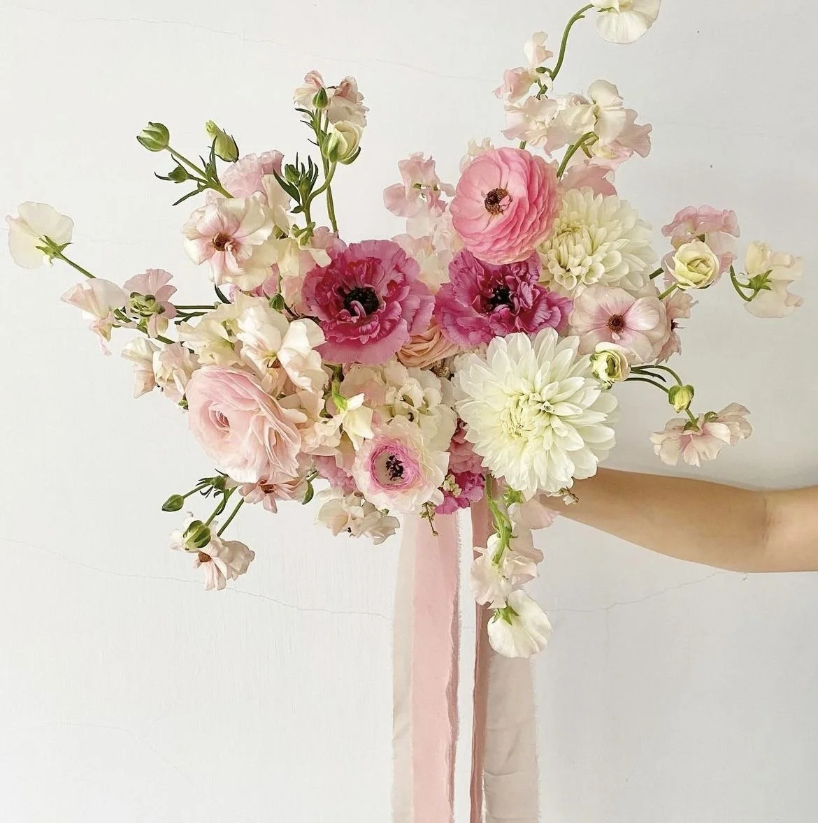 Pastel Hand Tied Bouqet